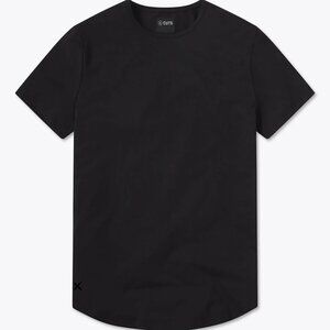 Cuts Clothing - AO Curve-Hem Tee (Black, Medium)